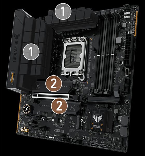 TUF GAMING B760M-PLUS II ASUS TUF Gaming B760M-PLUS II Anakart h13