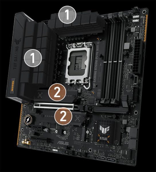 TUF GAMING B760M-PLUS WIFI II ASUS TUF GAMING B760M-PLUS WIFI II Anakart h13
