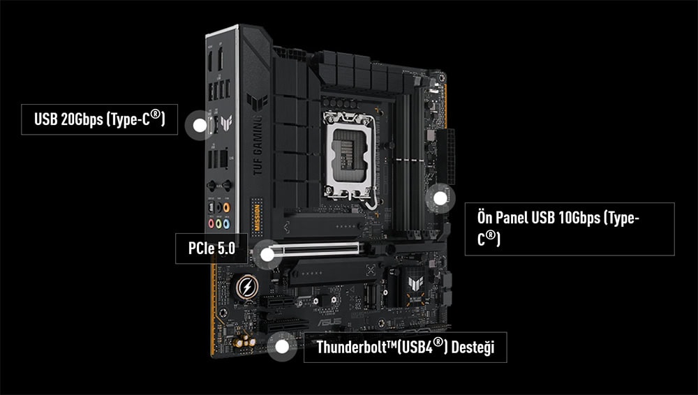 TUF GAMING B760M-PLUS WIFI II ASUS TUF GAMING B760M-PLUS WIFI II Anakart h15