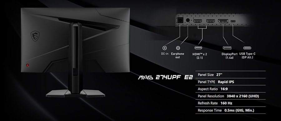 MSI MAG 274UPF E2 Monitör h20