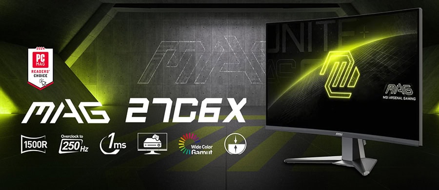 MSI MAG 27C6X Gaming Monitör H2