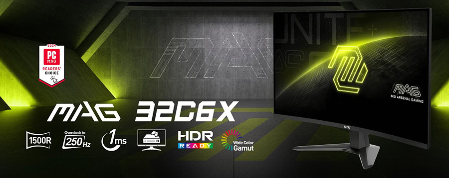 MSI MAG 32C6X Gaming Monitör H2