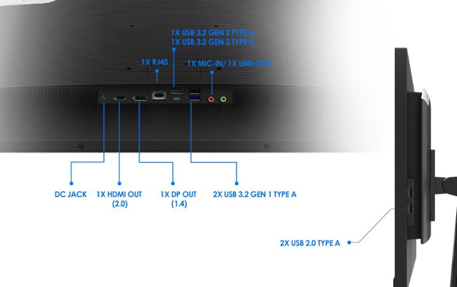 MSI PRO AP243TP 12M-079XTR All In One Bilgisayar h21