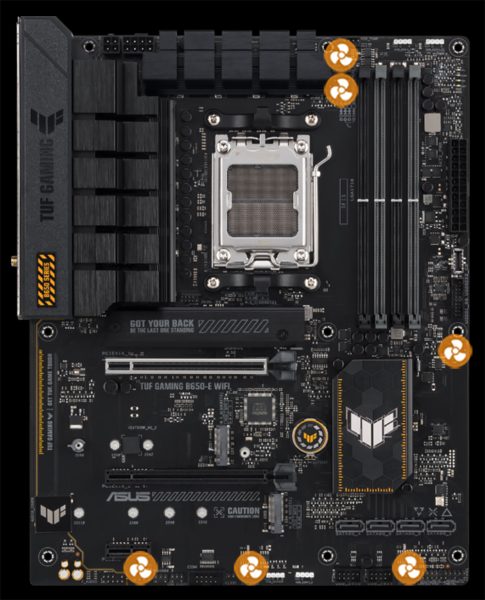 TUF GAMING B650-E WIFI ASUS TUF Gaming B650-E WIFI Anakart h14