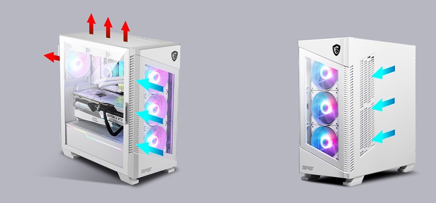 MSI MPG VELOX 100R WHITE Kasa h4