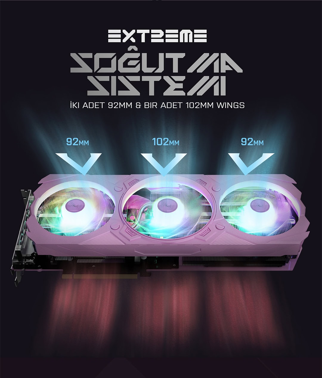 GALAX GeForce RTX 4070 SUPER EX Gamer Pink 1-Click OC 12GB Ekran Kartı h7