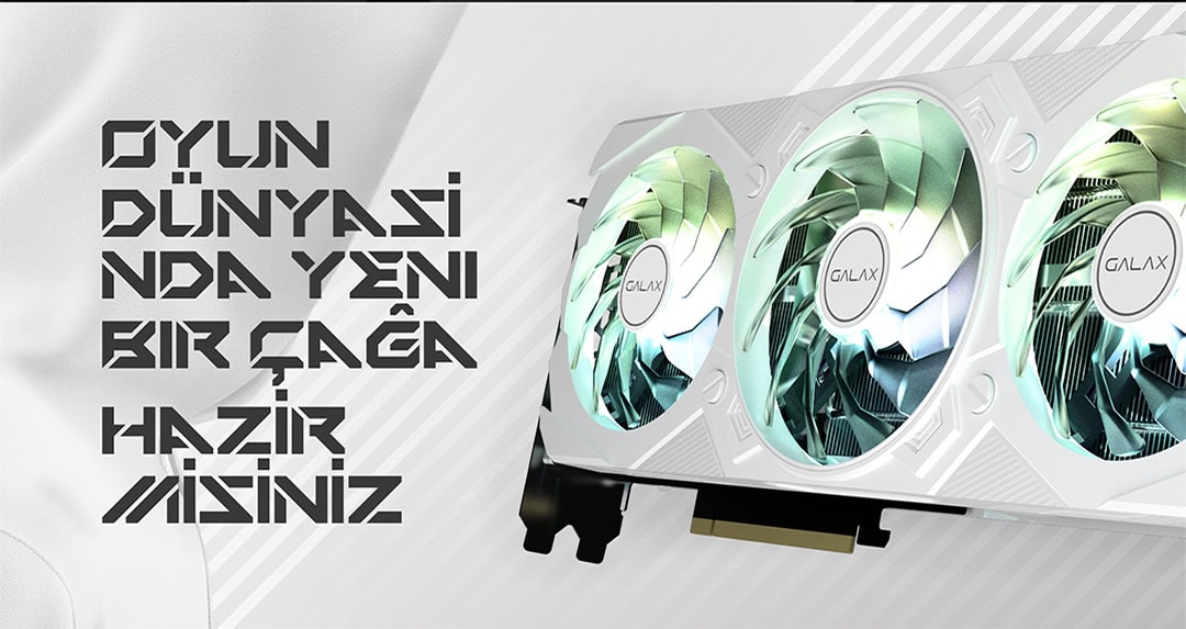 GALAX GeForce RTX 4070 SUPER EX Gamer White Ekran Kartı h9