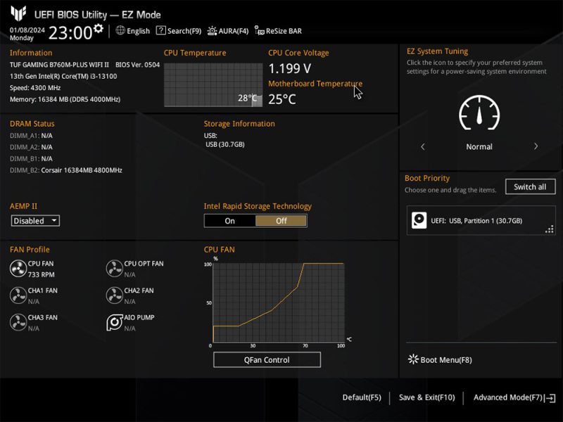 TUF GAMING B760M-PLUS WIFI II ASUS TUF GAMING B760M-PLUS WIFI II Anakart h6