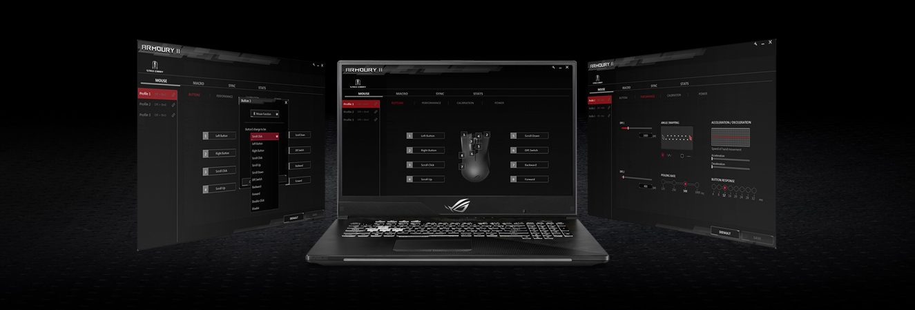 ASUS ROG Strix Carry Kablosuz Gaming Mouse (90MP01B0-B0UA00) yh12