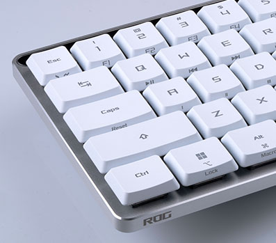 ROG Falchion RX Low Profile ASUS ROG Falchion RX Low Profile Beyaz Gaming Klavye h9
