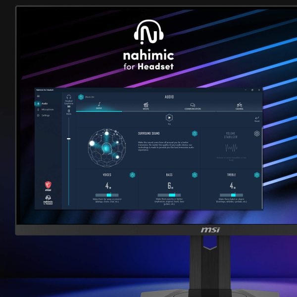 MSI Immerse GH50 RGB 7.1 Surround Kablosuz Gaming Kulaklık h10