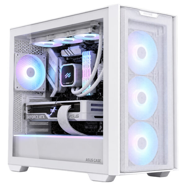 Asus A21 Plus Argb Temperli Cam Usb 3 2 Matx Mesh Beyaz Mid Tower Gaming Kasa T2