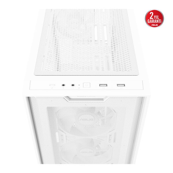 Asus A21 Plus Argb Temperli Cam Usb 3 2 Matx Mesh Beyaz Mid Tower Gaming Kasa Y13