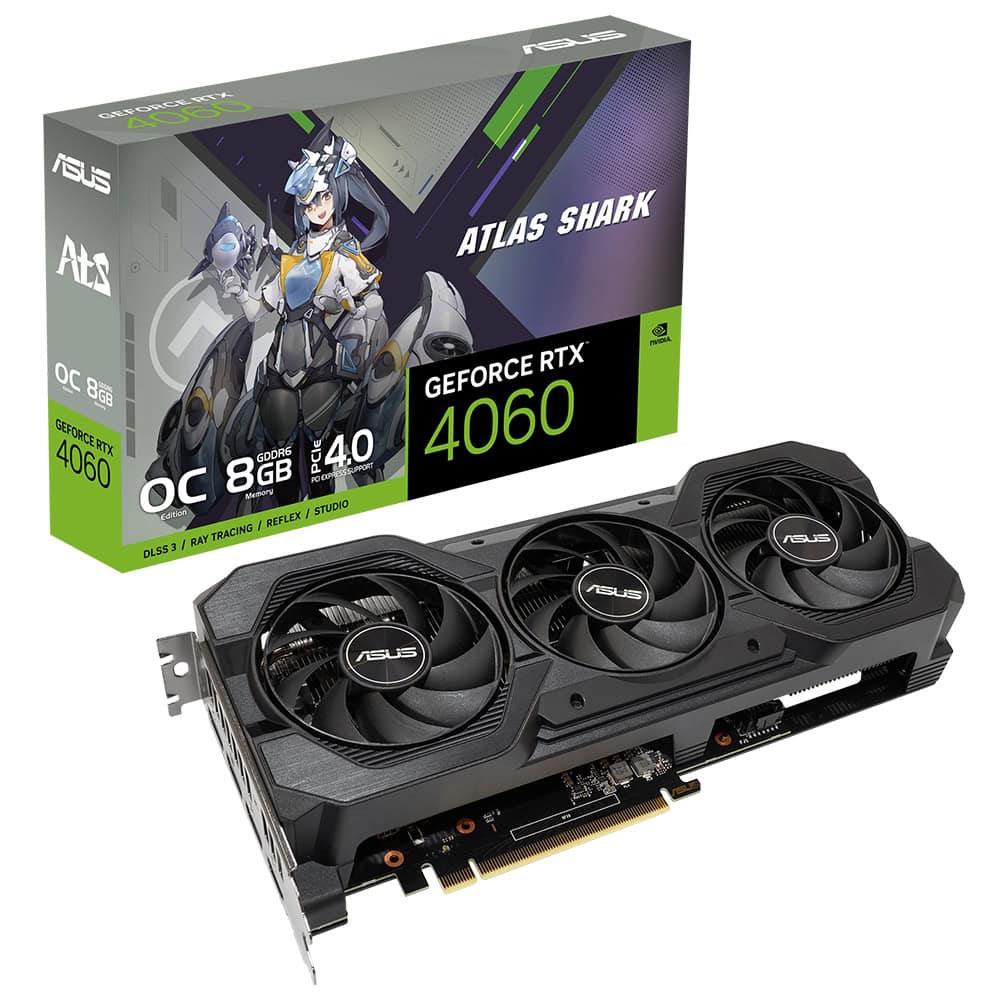 Asus Ats Geforce Rtx 4060 V2 Oc 8gb Gddr6 128 Bit Dlss 3 Ekran Karti 1