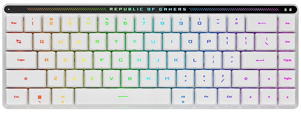 ROG Falchion RX Low Profile ASUS ROG Falchion RX Low Profile Beyaz Gaming Klavye h1