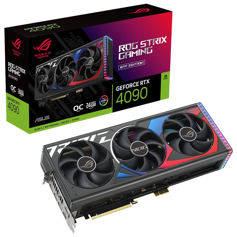 Asus Rog Strix Rtx 4090 Oc Btf Gaming 24gb Gddr6x 384 Bit Dlss 3 Ekran Karti 1