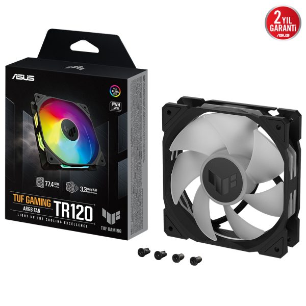 Asus Tuf Tr120 Argb 120mm Siyah Kasa Fani Y2