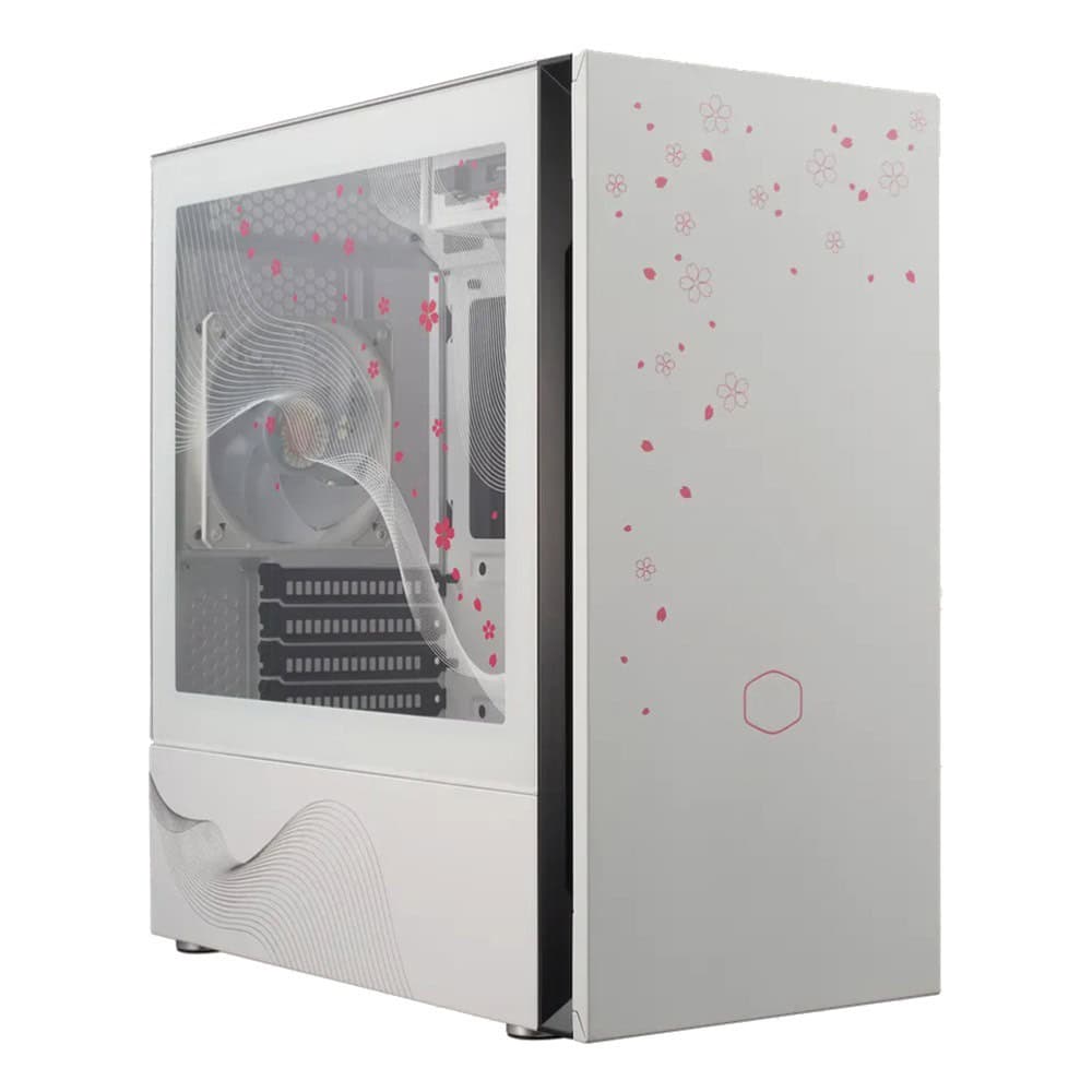 Cooler Master Silencio S400 Tg Sakura Edition Argb Temperli Cam Beyaz Usb 3 2 Micro Atx Mini Tower Gaming Kasa Mcs S400 Wg5n S00 1