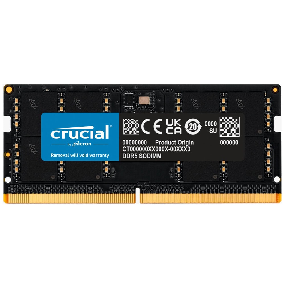 Crucial 32gb 1x32gb 4800mhz Cl40 Ddr5 Notebook Ram Ct32g48c40s5 1