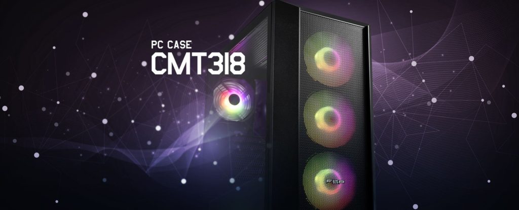 Fsp Cmt318 Rgb Temperli Cam Usb 3.0 E Atx Siyah Full Tower Fsp Hydro K Pro Gen5 750w 80+ Bronze Gaming Kasa Yhh1
