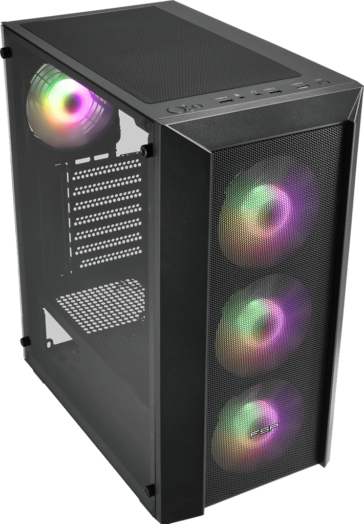 Fsp Cmt318 Rgb Temperli Cam Usb 3.0 E Atx Siyah Full Tower Fsp Hydro K Pro Gen5 750w 80+ Bronze Gaming Kasa Yhh3
