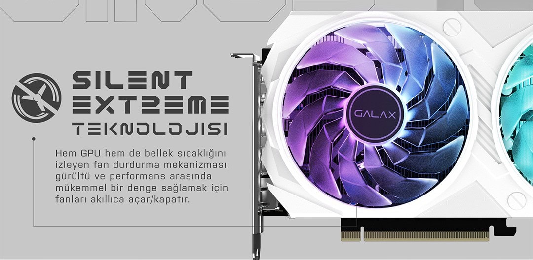 Galax Geforce Rtx 4060 Ti 8gb Ex White Ekran Kartı H5
