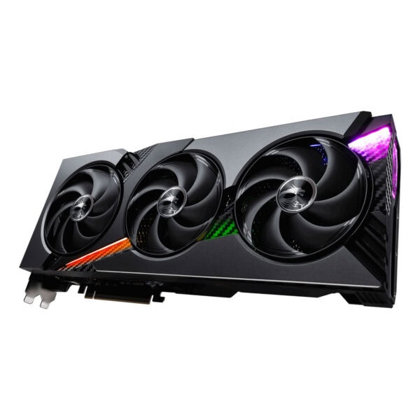 Yüksek performanslı RGB aydınlatmalı ekran kartı, oyun ve grafik işlemlerinde üstün performans sunar, RGB ışıklarıyla şık görünüm sağlar.