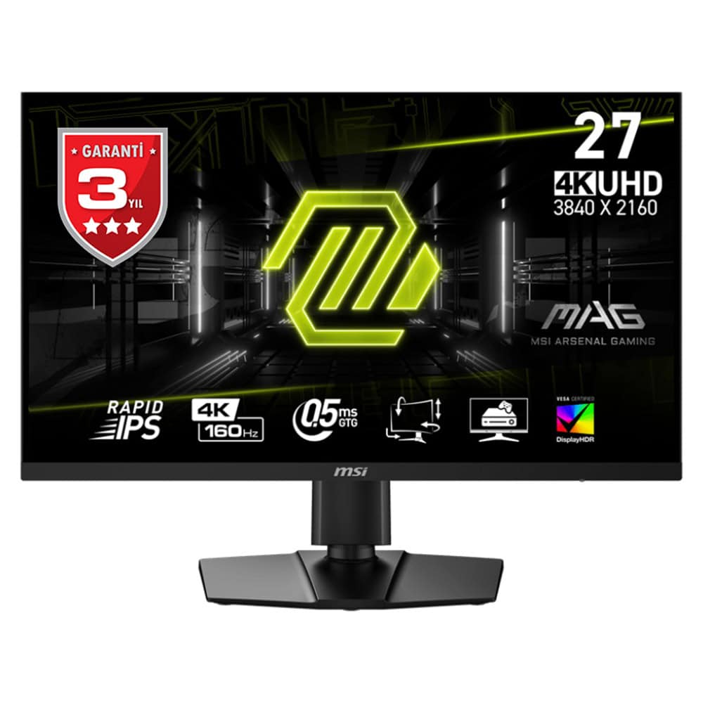 Msi Mag 274upf E2 27 Inc 160hz 0 5ms 4k Uhd Freesync Rapid Ips Gaming Monitor 1