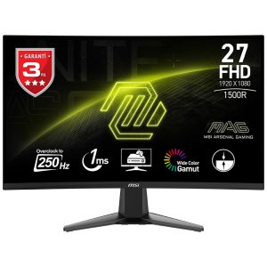 Msi Mag 27c6x 27 Inc 250hz 1ms Full Hd Adaptive Sync Va Gaming Monitor Y1