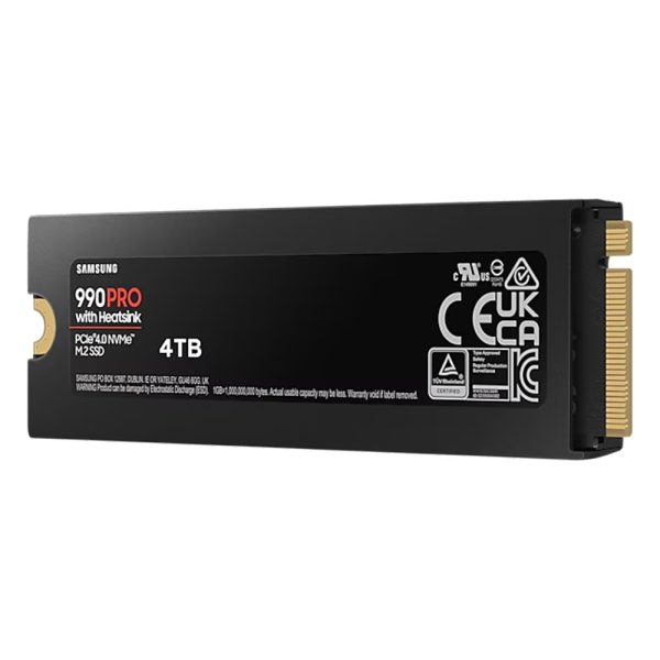 Samsung 990 Pro 4tb Pcie 4 0 Okuma 7450mb Yazma 6900mb Heatsink M 2 Ssd Mz V9p4t0cw 5