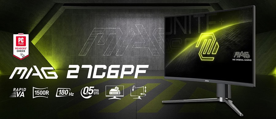 MSI MAG 27C6PF Monitör h2