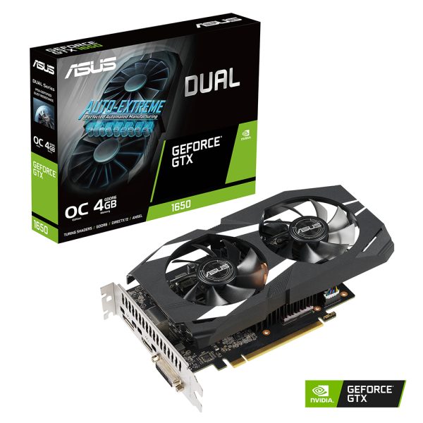 Dual GeForce GTX 1650 OC Edition 4GB GDDR6 Dual GeForce GTX 1650 OC Edition 4GB GDDR6