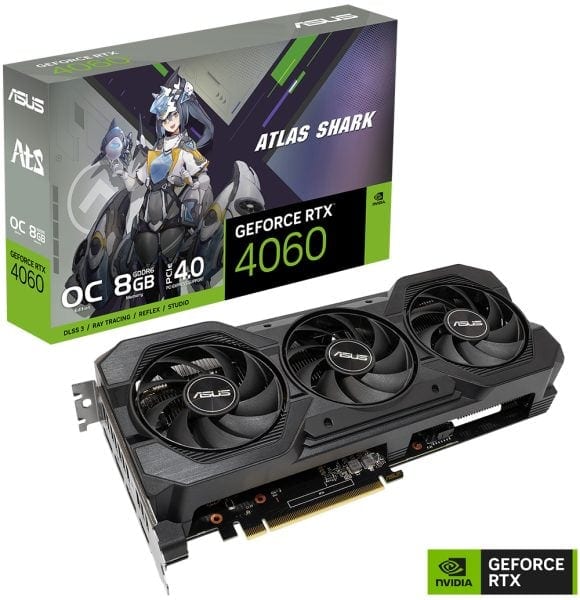 ASUS ATS GeForce RTX™ 4060 V2 OC Edition 8GB GDDR6 ASUS ATS GeForce RTX™ 4060 V2 OC Edition 8GB GDDR6