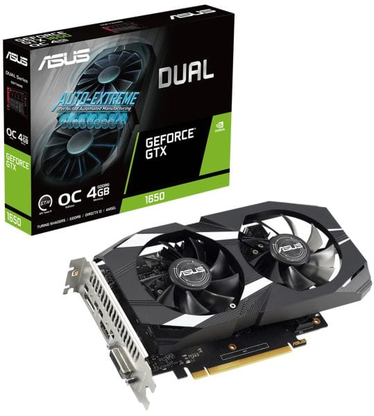 ASUS Dual GeForce GTX 1650 V2 OC Edition 4GB GDDR6