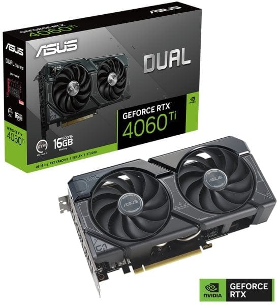 ASUS Dual GeForce RTX™ 4060 Ti 16GB GDDR6 ASUS Dual GeForce RTX 4060 Ti 16GB Ekran Kartı hh4