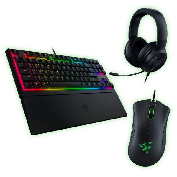 3'lü Paket! Razer Deathadder Essential Mouse + Razer Ornata V3 Tkl Klavye + Razer Kraken X Lite Kulaklık Bir Arada! Yyh1