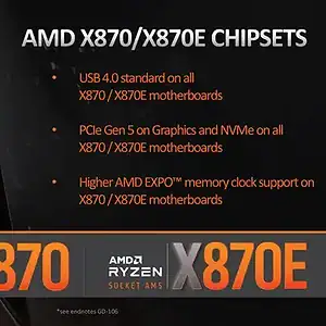 Amd, Intel Ile Rekabetinde Isim Olarak Geri Kalmamak Için X670'ten Sonra X770 Yerine Direkt X870'e Geçti.