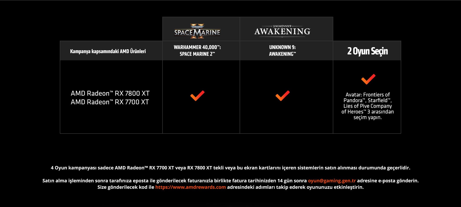 Amd Radeon Ile 4 Oyun Hediye Landing Page 20240805 04