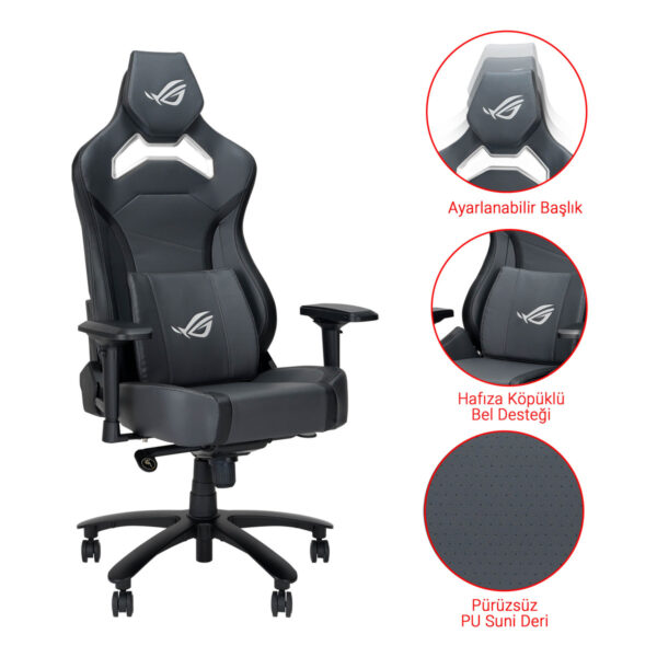 Asus Rog Chariot X Core Sl301cw Gri Oyuncu Koltugu Y8