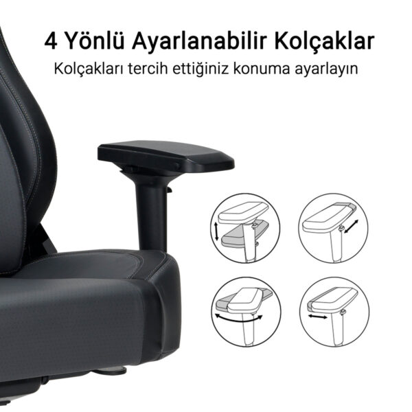 Asus Rog Chariot X Core Sl301cw Gri Oyuncu Koltugu Y9