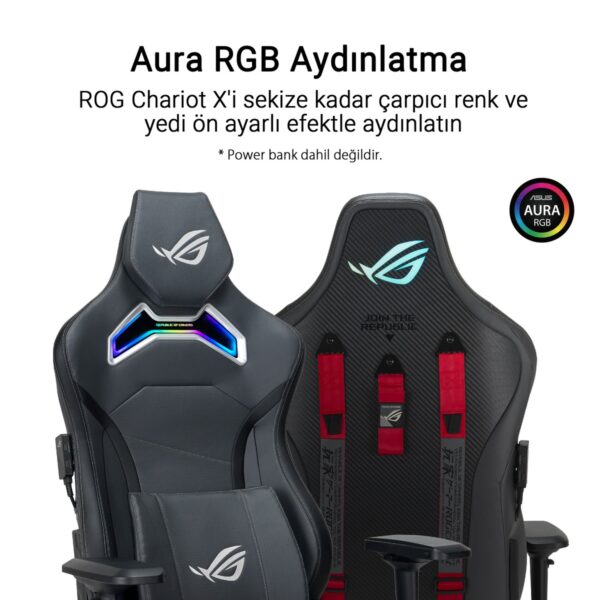 Asus Rog Chariot X Sl301w Gri Oyuncu Koltugu Y7