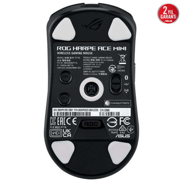 Asus Rog Harpe Ace Mini Kablosuz Siyah Gaming Mouse 6
