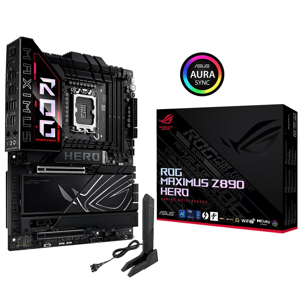 Asus Rog Maximus Z890 Hero 8800mhz Oc Ddr5 Soket Lga1851 M 2 Hdmi Atx Anakart Y1