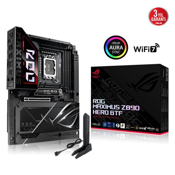 Asus Rog Maximus Z890 Hero Btf 9200mhz Oc Ddr5 Soket Lga1851 M 2 Hdmi Atx Anakart 2