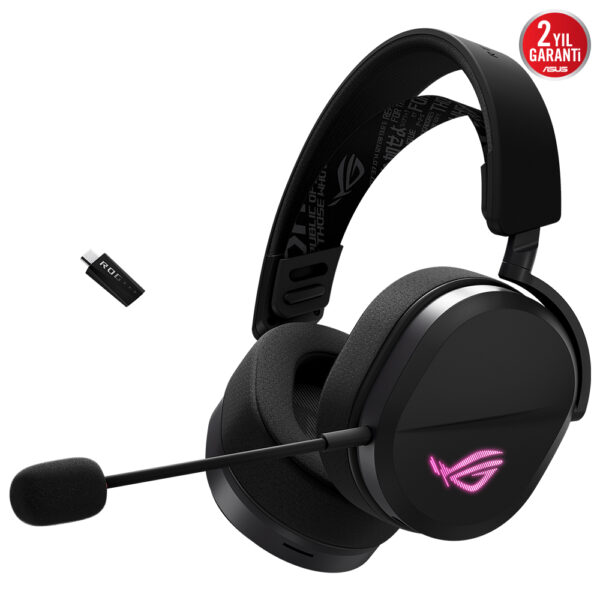 Asus Rog Pelta Aura Sync Rgb Ps5 Uyumlu Siyah Kablosuz Gaming Kulaklik F3
