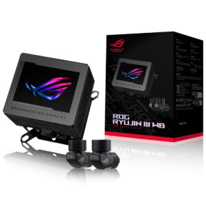 Asus Rog Ryujin Iii Wb Lcd Aura Sync Rgb Intel Amd Uyumlu Islemci Sivi Sogutucu Blok 1