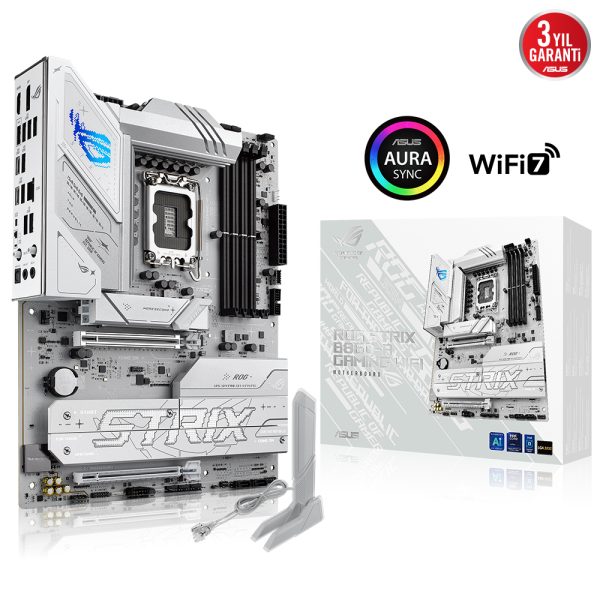 Asus Rog Strix B860 A Gaming Wifi 8600mhz Oc Ddr5 Soket Lga1851 M 2 Hdmi Dp Atx Anakart 14