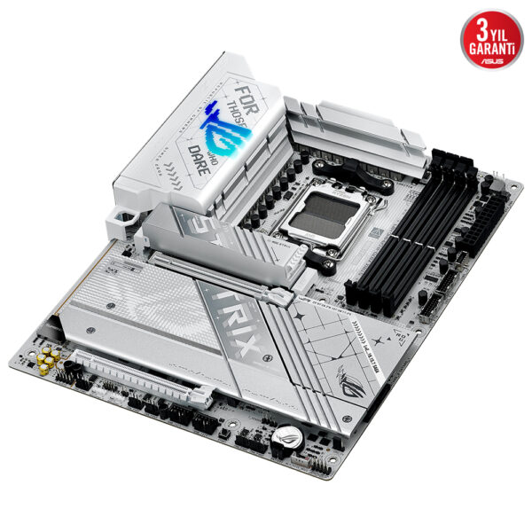 ASUS ROG Strix X870-A Gaming anakart, DDR5 RAM, AM5 soket, M.2 ve HDMI çıkışlarıyla yüksek performans ve geniş bağlantı seçenekleri sunar.