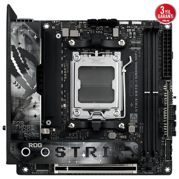 Asus Rog Strix X870 I Gaming Wifi 8600mhzoc Ddr5 Soket Am5 M 2 Hdmi Mini Itx Anakart Y2