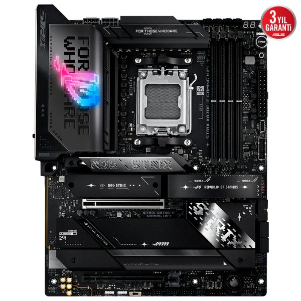Asus Rog Strix X870e E Gaming Wifi 8400mhzoc Ddr5 Soket Am5 M 2 Hdmi Atx Anakart Y2